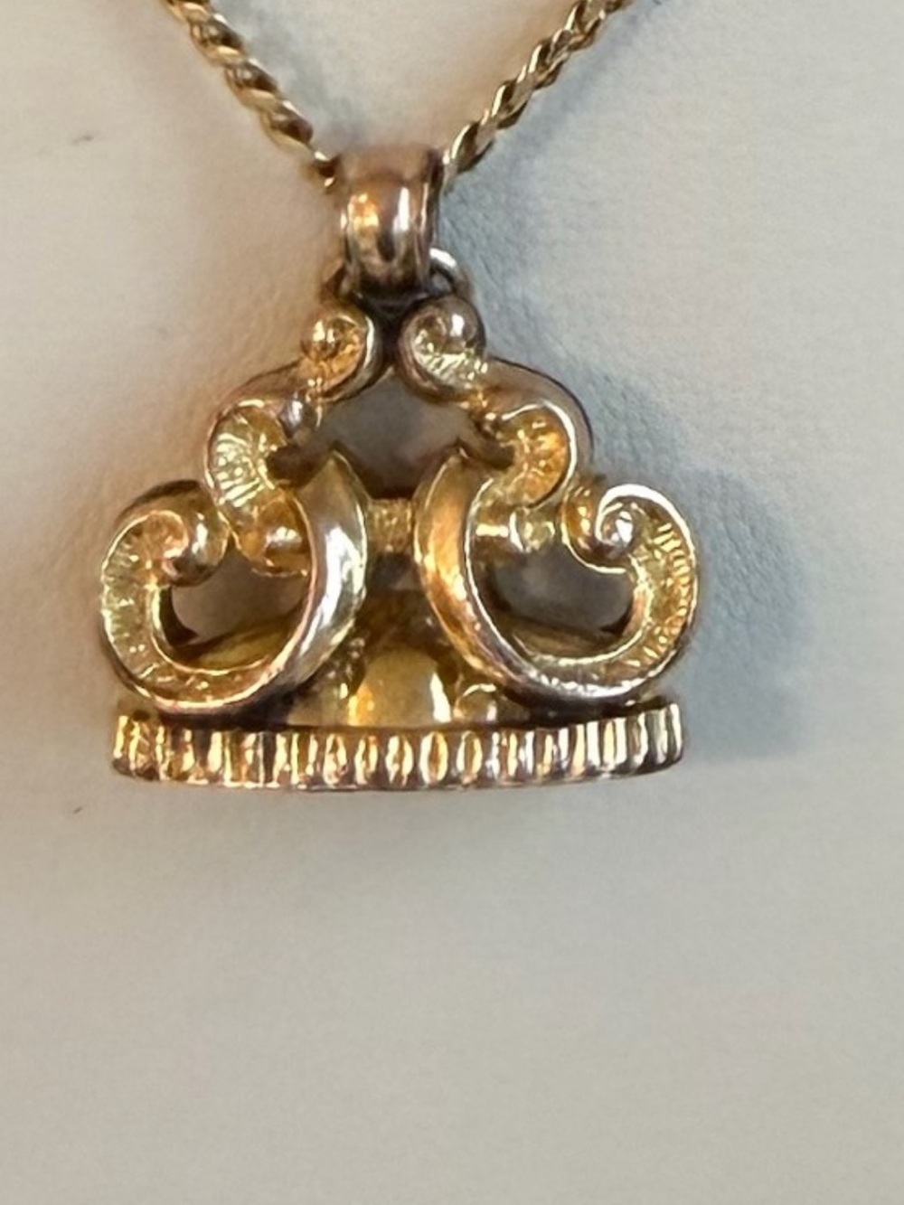 10 karat gold watch fob